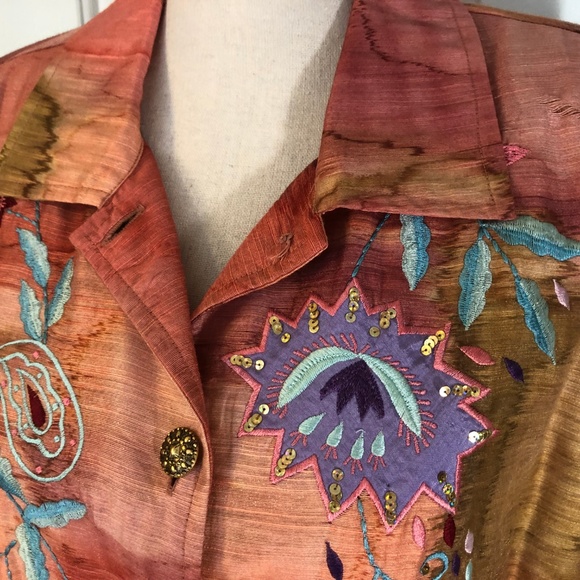 Alex Kin Button Front Blazer M - Picture 2 of 6